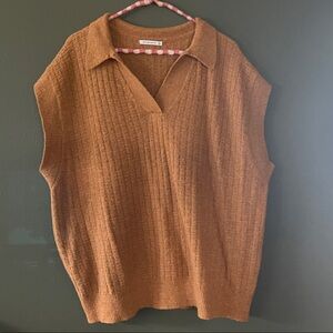Staccato Brown V-Neck Sweater